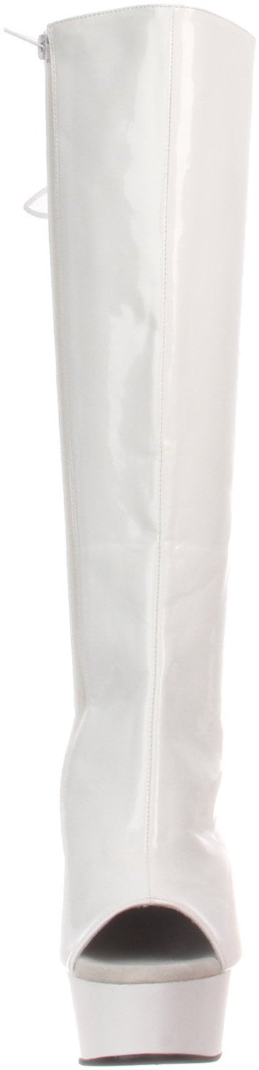 Sexy Plateau Kniestiefel von Pleaser