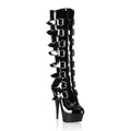 Sexy Schnallen-Stiefel von Pleaser aus Lack