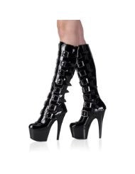 Plateau Schnallenstiefel