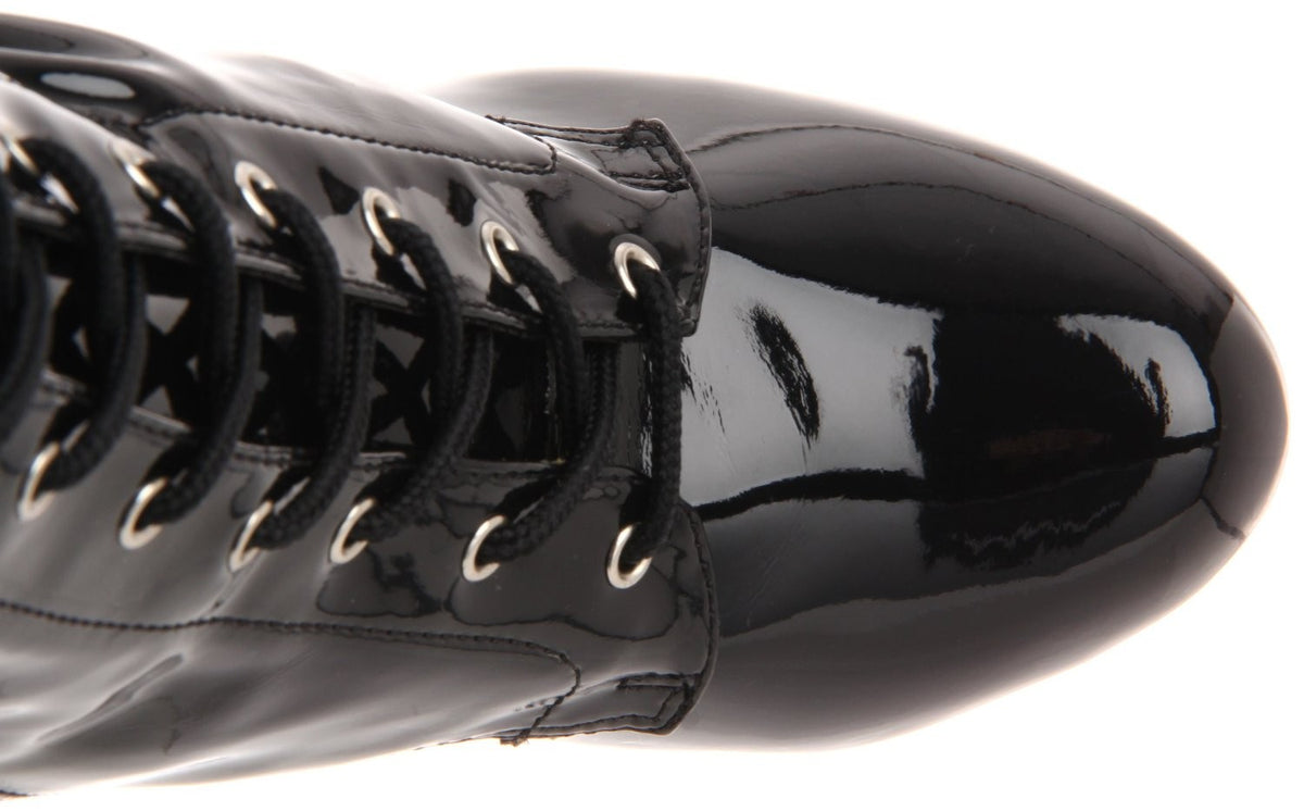 Sexy Pleaser Double-Plattform Lackstiefel
