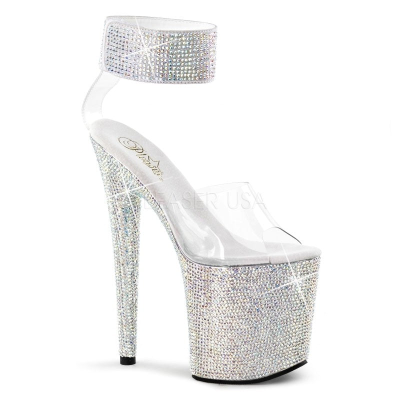 Luxus Strass Sandalette