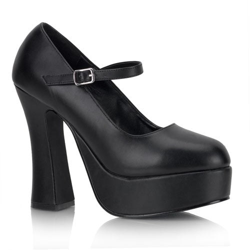 Pleaser Plateau Pumps im Stil Mary Jane