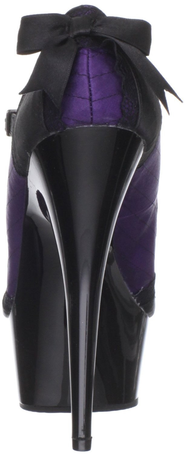 PLEASER Plateau High-Heel Pumps mit Riemchen