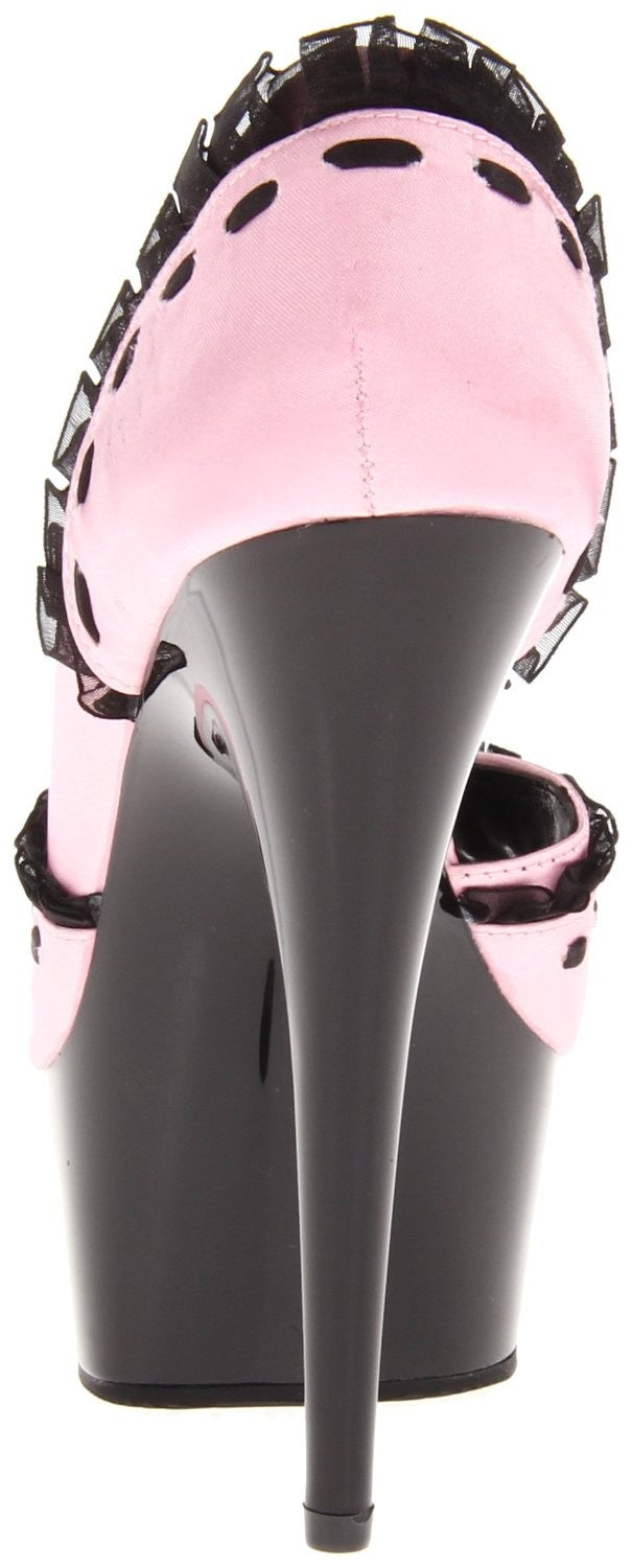 Pleaser Sexy Gogo/Tabledance High Heel Plateau-Peep Toe Pumps