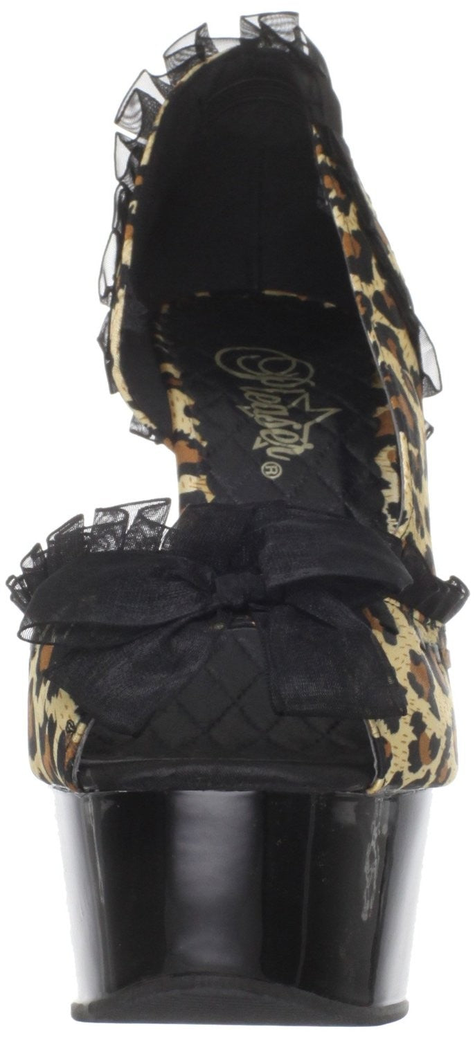 Pleaser Sexy Gogo/Tabledance High Heel Plateau-Peep Toe Pumps