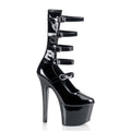 Lack High Heels mit Riemchen