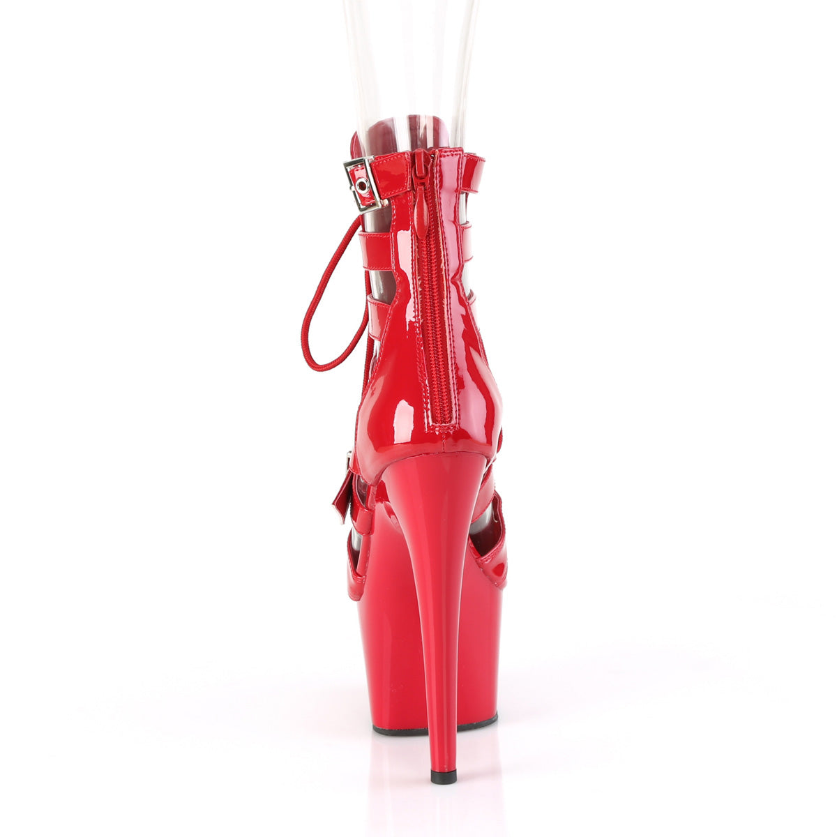Pleaser Adore 1013MST Lace-Up Ankle Boot - Red - Bild 4