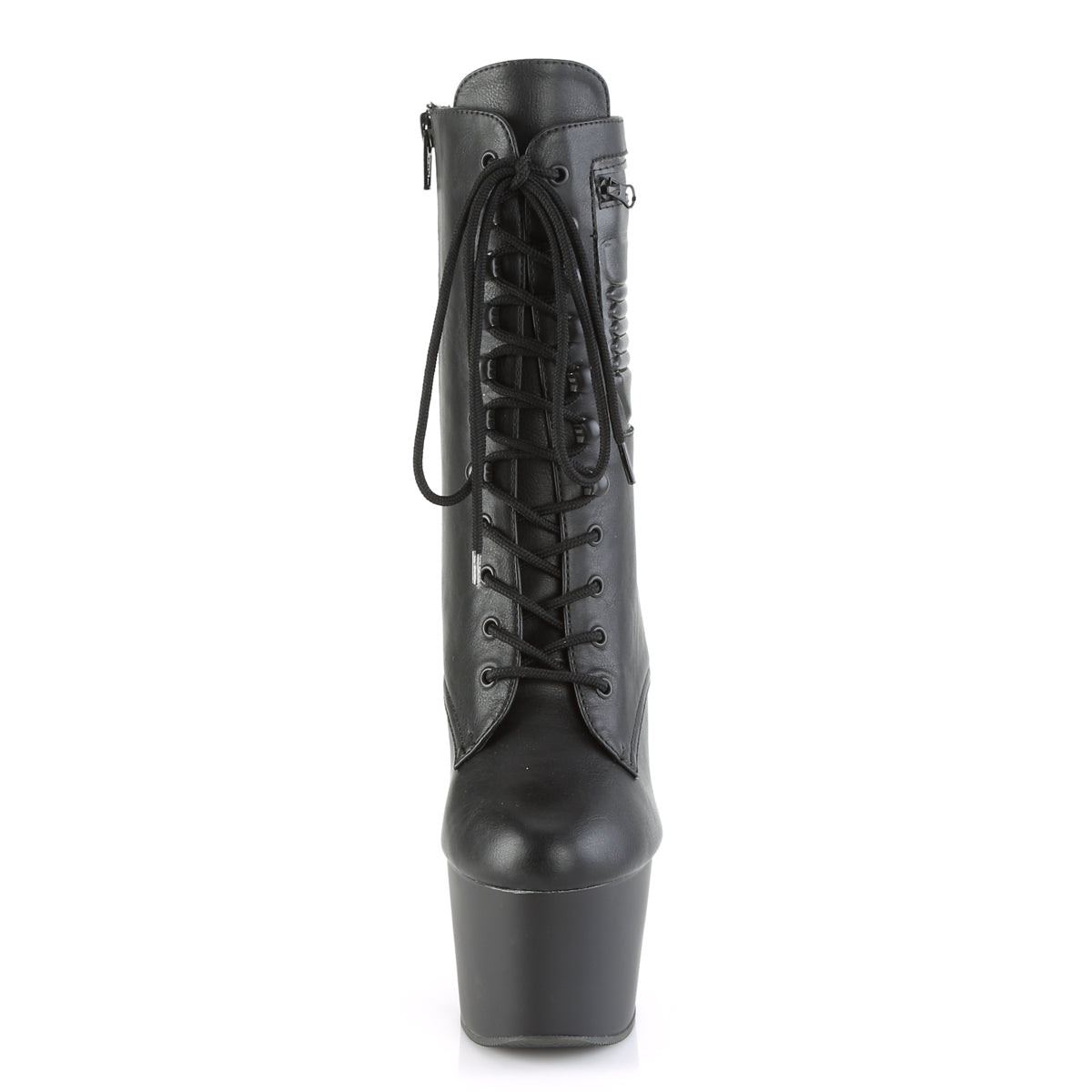 Pleaser Adore 1020PK Lace-Up Ankle Boot - Black - Bild 2