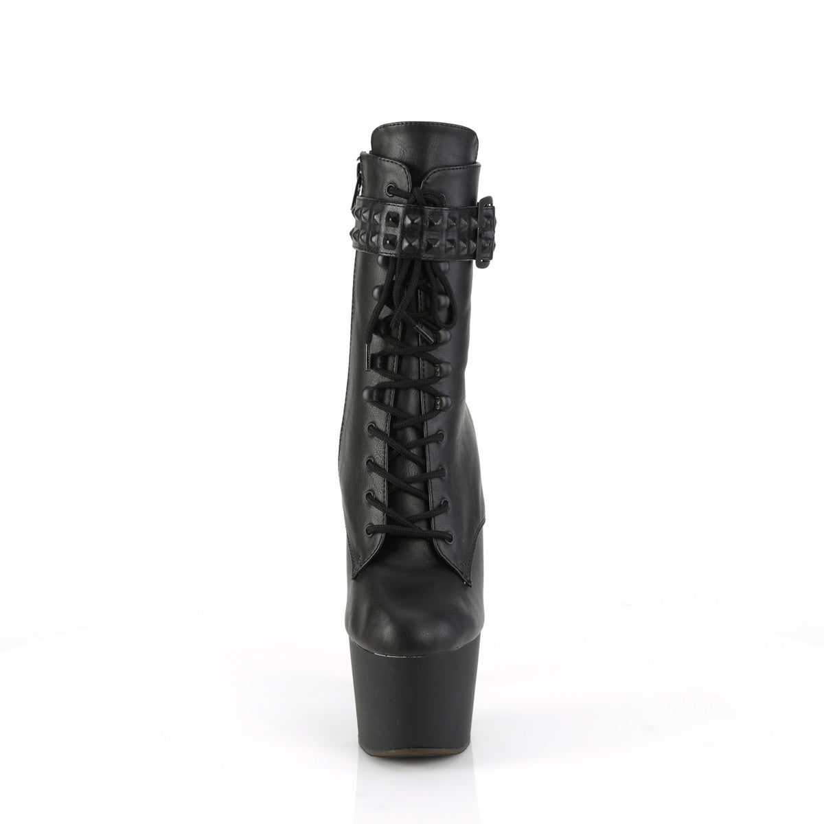 Pleaser Adore 1020STR Lace-Up Ankle Boot - Black - Bild 2
