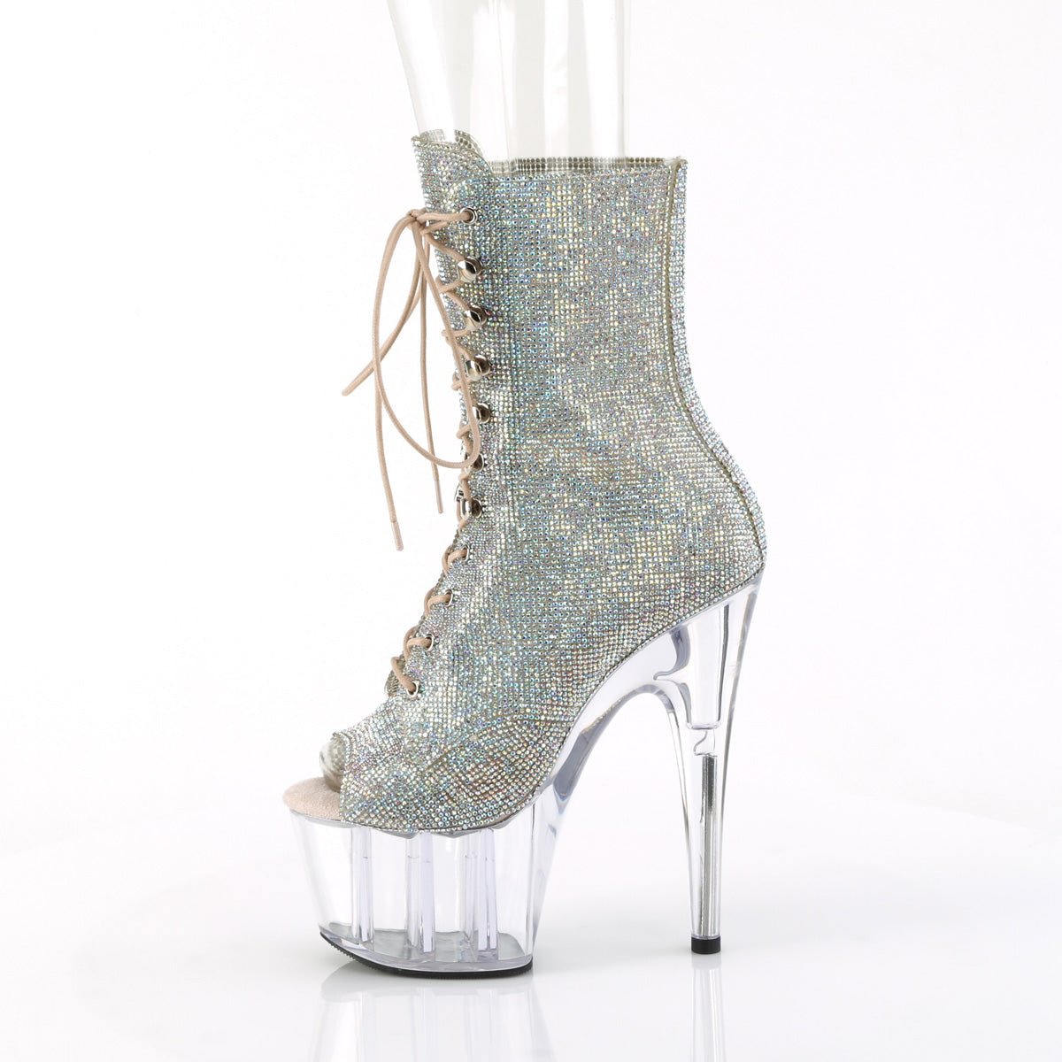 Pleaser Adore 1021C-RS Crystal Ankle Boot - Bild 3