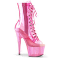 Pleaser Adore 1021C-T Lace-Up Ankle Boot