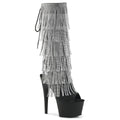 Pleaser Adore 2024RSF Lace-Up Knee High Boot - Black