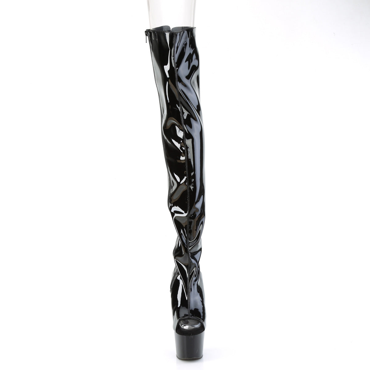 Pleaser Adore 3017 Thigh High Boot - Black - Bild 2