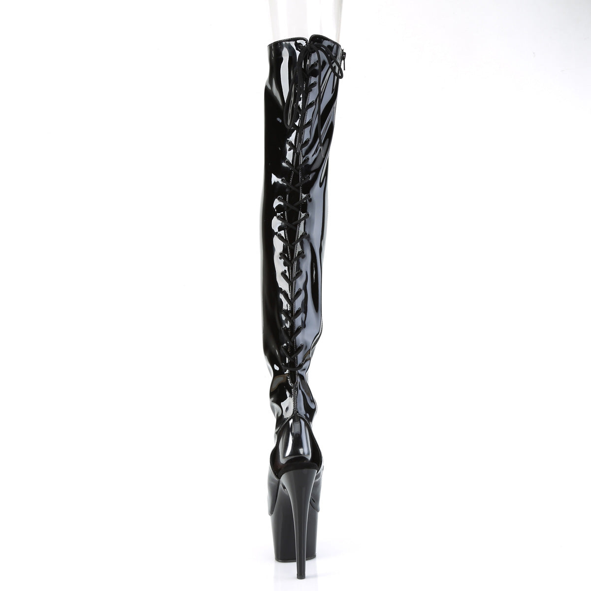 Pleaser Adore 3017 Thigh High Boot - Black - Bild 4