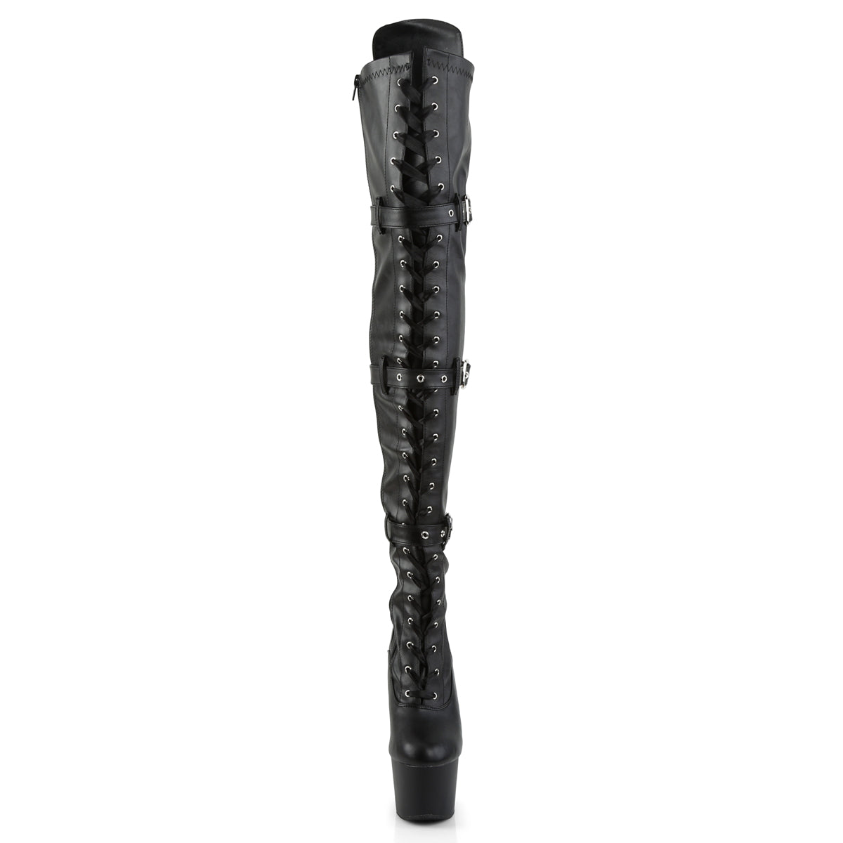 Pleaser Adore 3028 Buckle Boot - Black - Bild 2