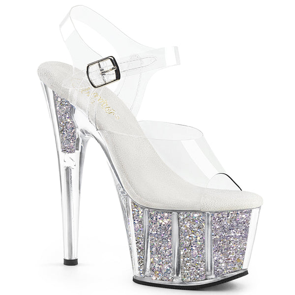 Pleaser Adore 708G Glitter Sandal