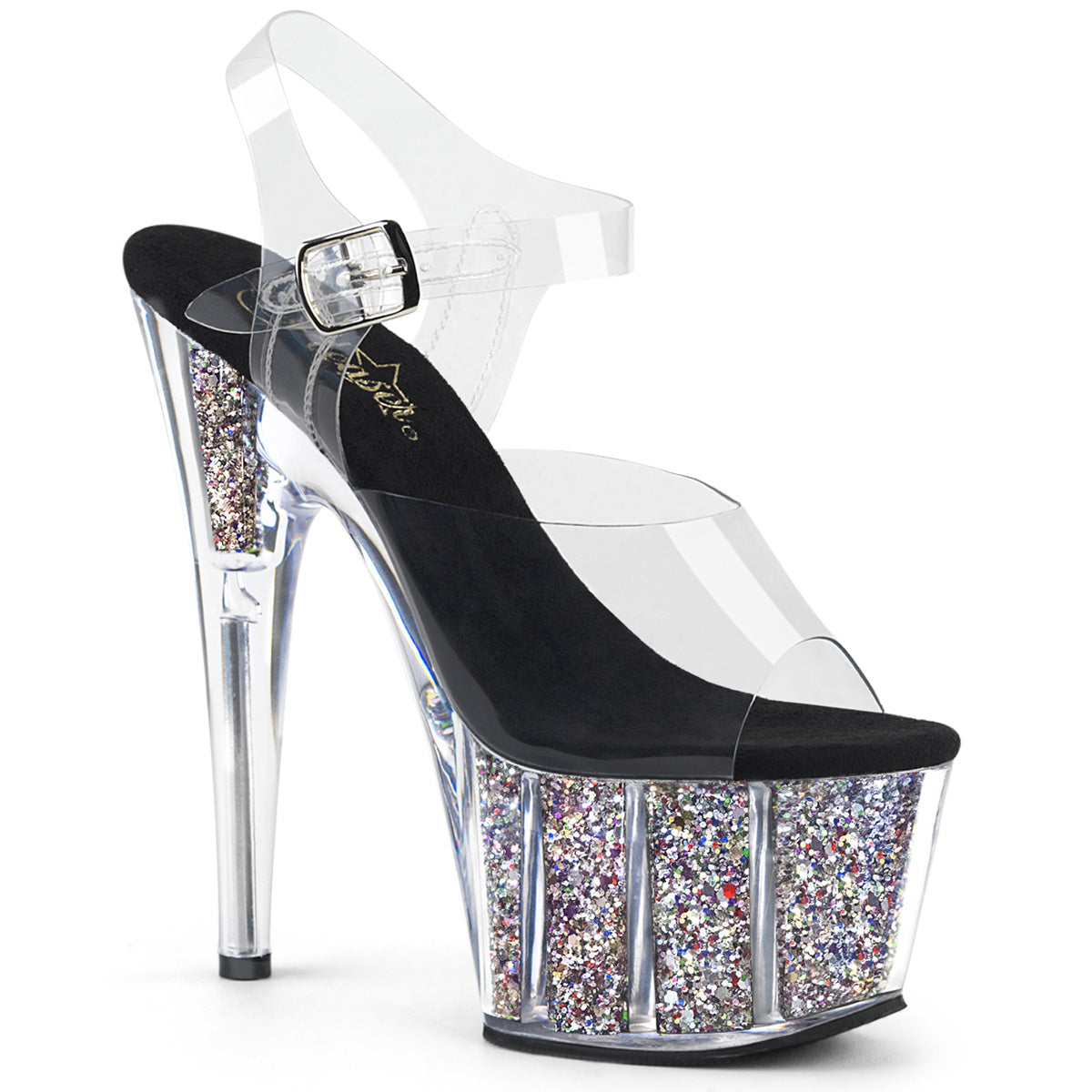 Pleaser Adore 708CG Glitter Sandal