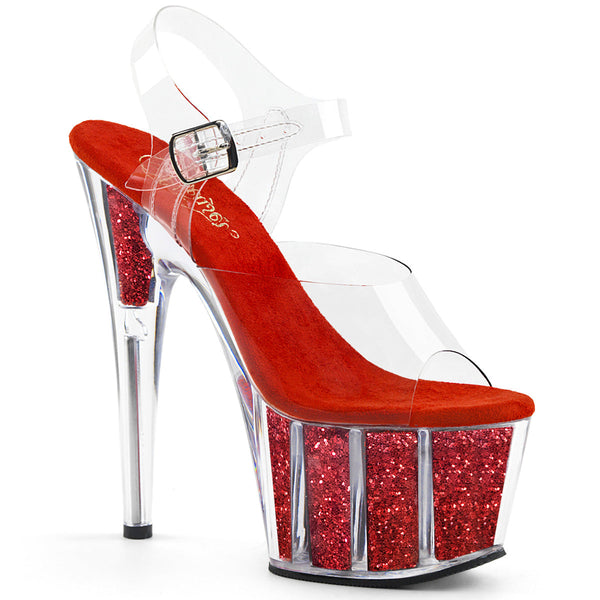 Pleaser Adore 708G Glitter Sandal