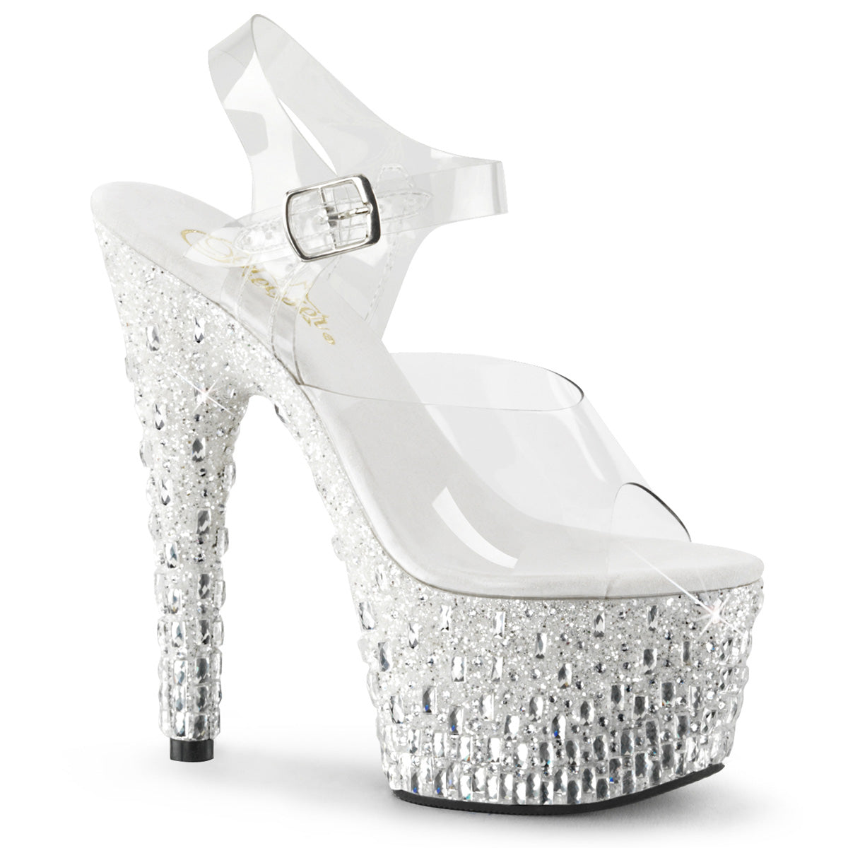 Pleaser Adore 708MR-5 Glitter Sandal
