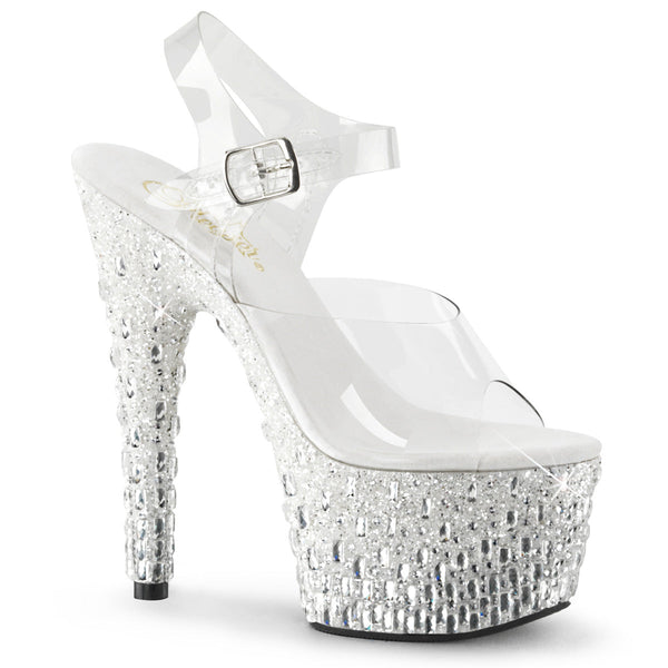 Pleaser Adore 708MR-5 Glitter Sandal