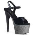 Pleaser Adore 709OMBRE Glitter Sandal