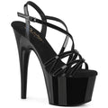 Pleaser Adore 713 Strap Sandal - Black