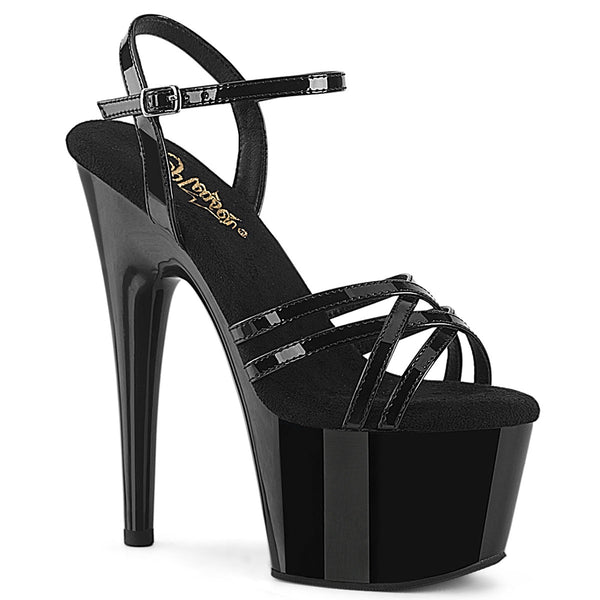 Pleaser Adore 717 Strap Sandal - Black