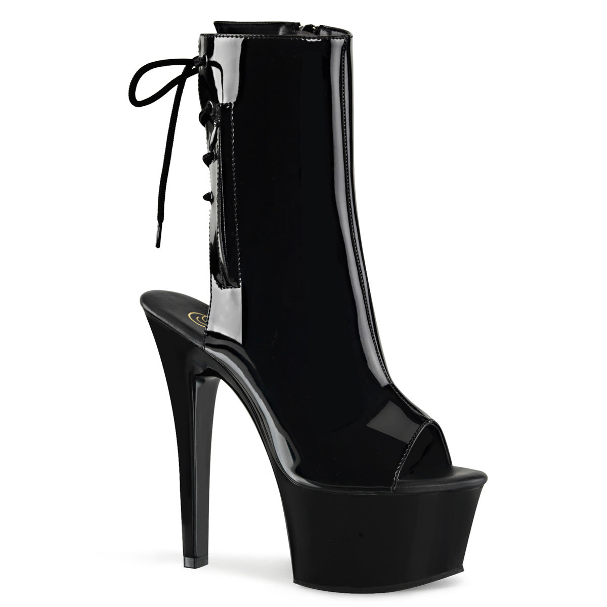 Pleaser Aspire 1018 Ankle Boot - Black