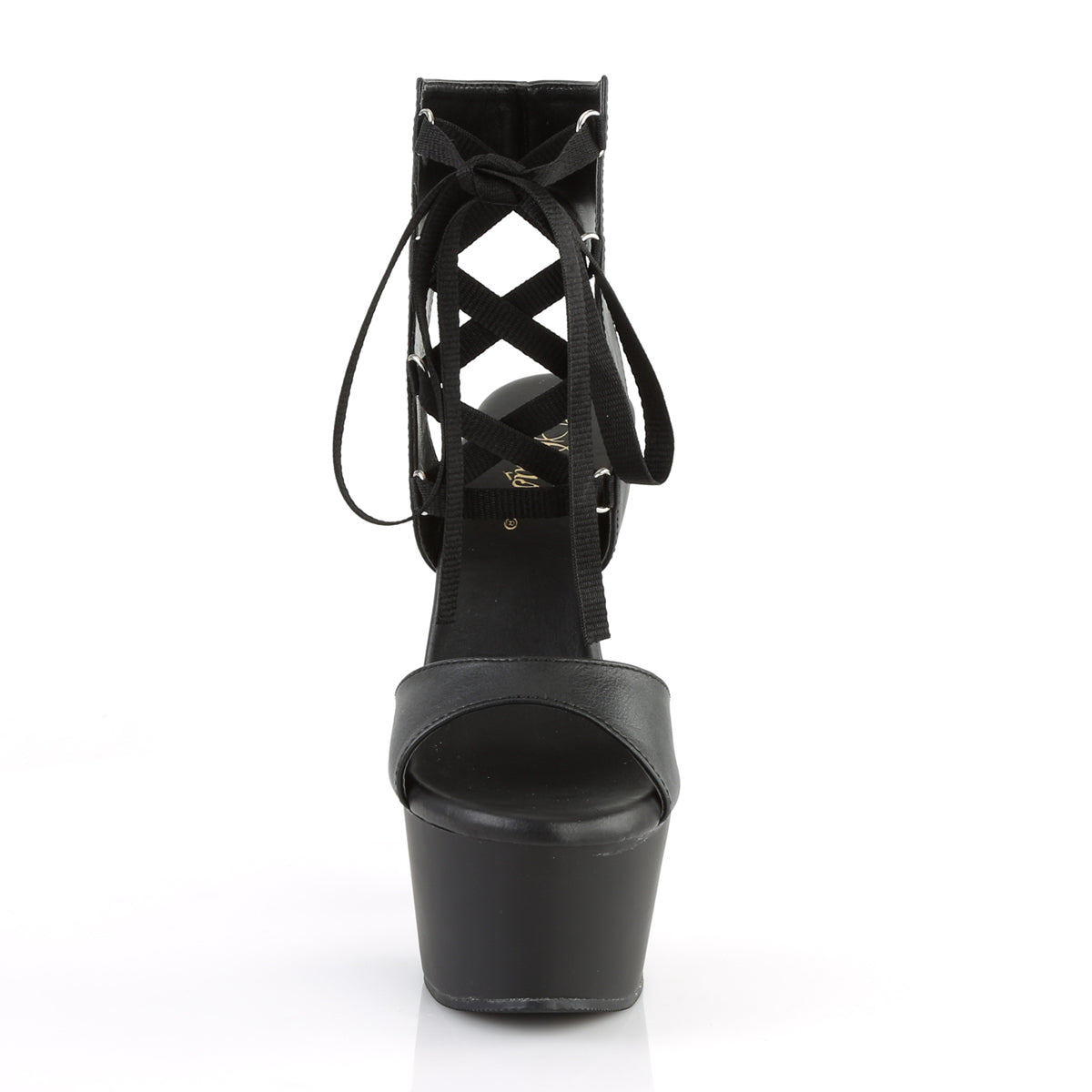 Pleaser Aspire 600-14 Lace-Up Sandal - Black - Bild 2