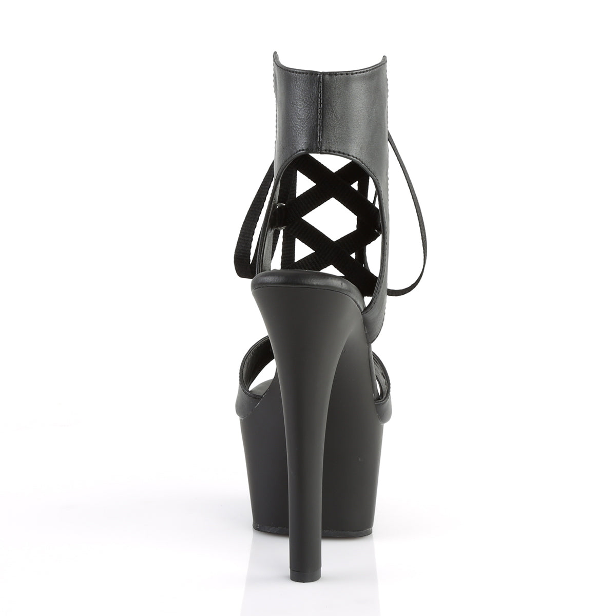 Pleaser Aspire 600-14 Lace-Up Sandal - Black - Bild 4