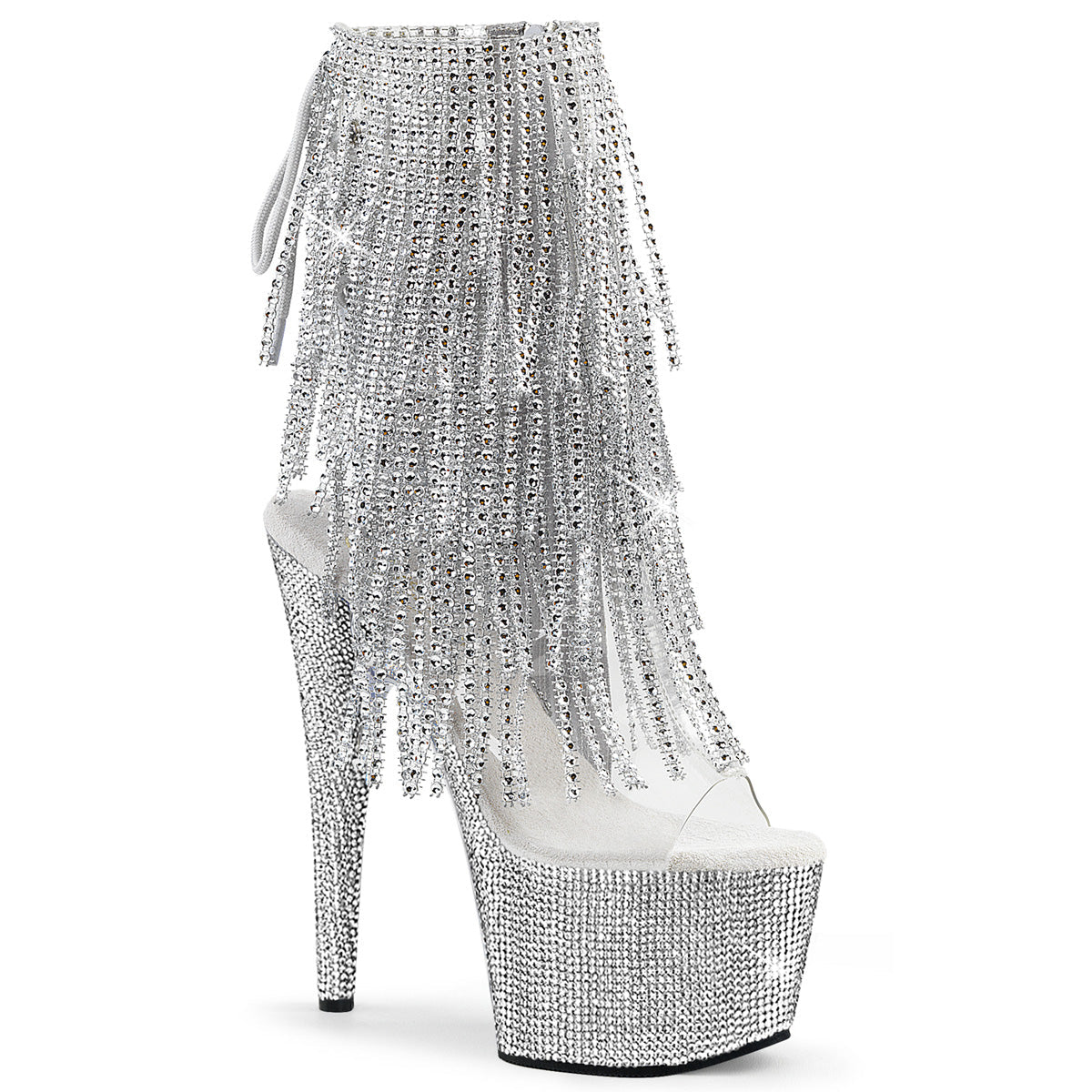 Pleaser Bejeweled 1017RSF-7 Ankle Boot