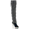 Pleaser Bejeweled 3017HG-RSF-6 Lace-Up Boot