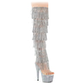 Pleaser Bejeweled 3019C-RSF-7 Knee High Boot