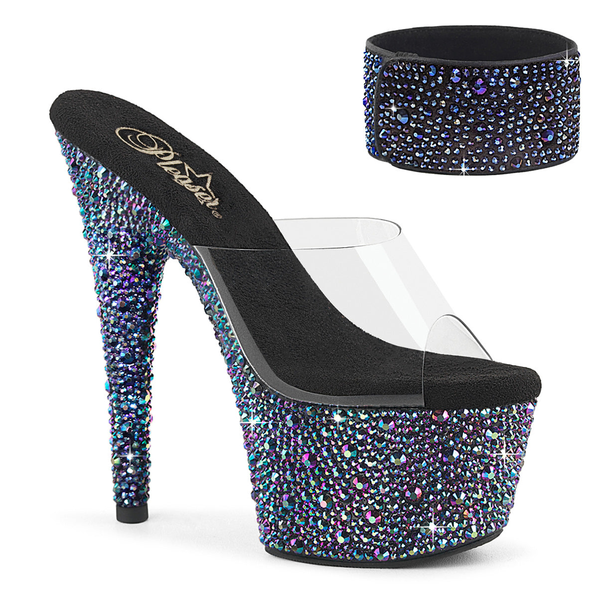 Pleaser Bejeweled 712MS Slide