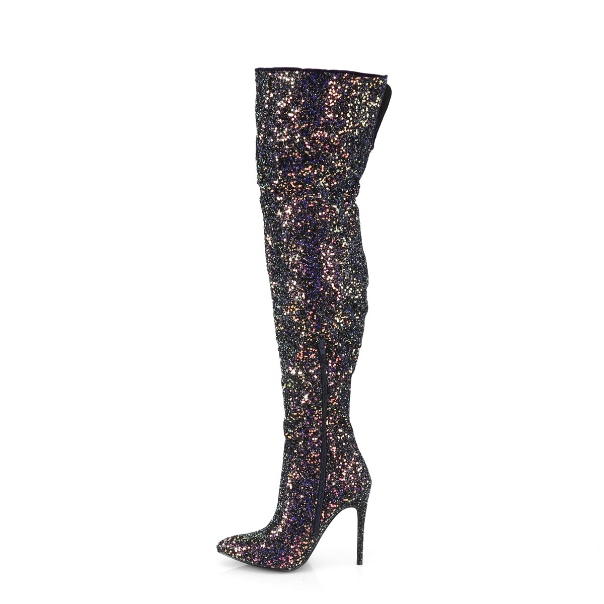 Pleaser Courtly 3015 Glitter Thigh High Boot - Bild 3