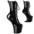 Pleaser Craze 1040 Lace-Up Ankle Boot - Black