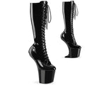 Pleaser Craze 2023 Lace-Up Knee High Boot - Black