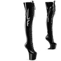Pleaser Craze 3023 Lace-Up Boot - Black