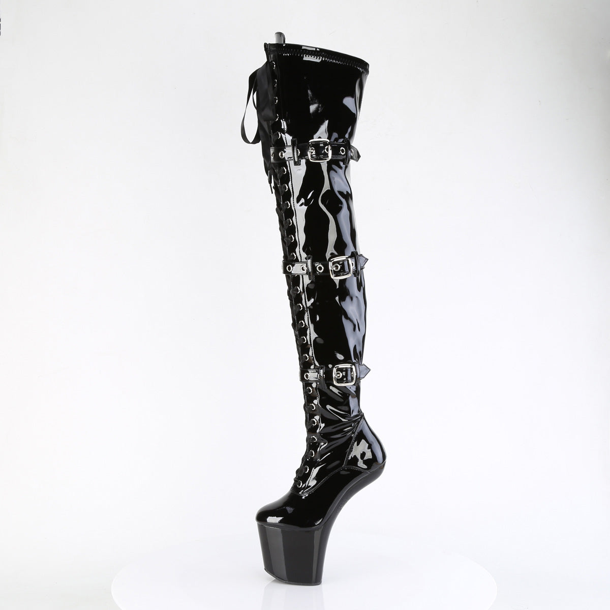 Pleaser Craze 3028 Lace-Up Boot - Black - Bild 3