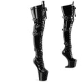 Pleaser Craze 3028 Lace-Up Boot - Black