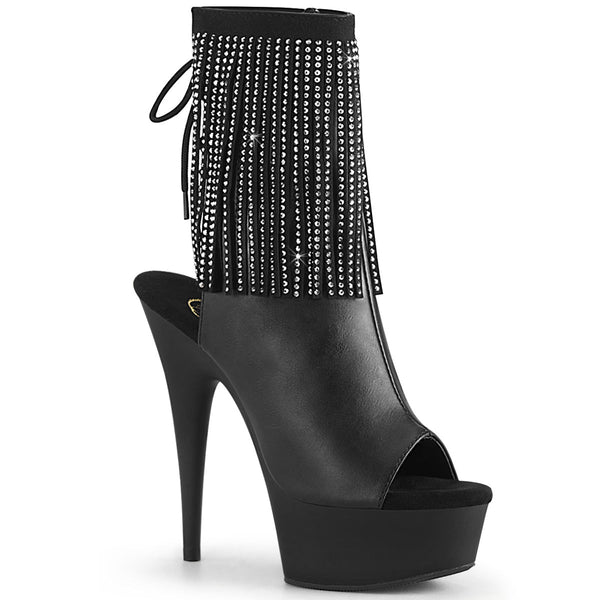 Pleaser Delight 1018RSF Ankle Boot - Black