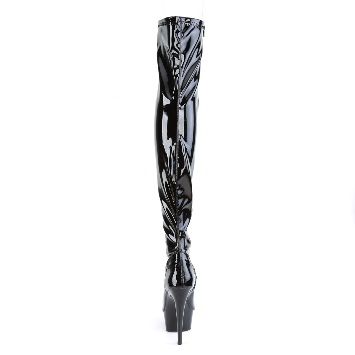 Pleaser Delight 3011 Thigh High Boot - Black - Bild 4