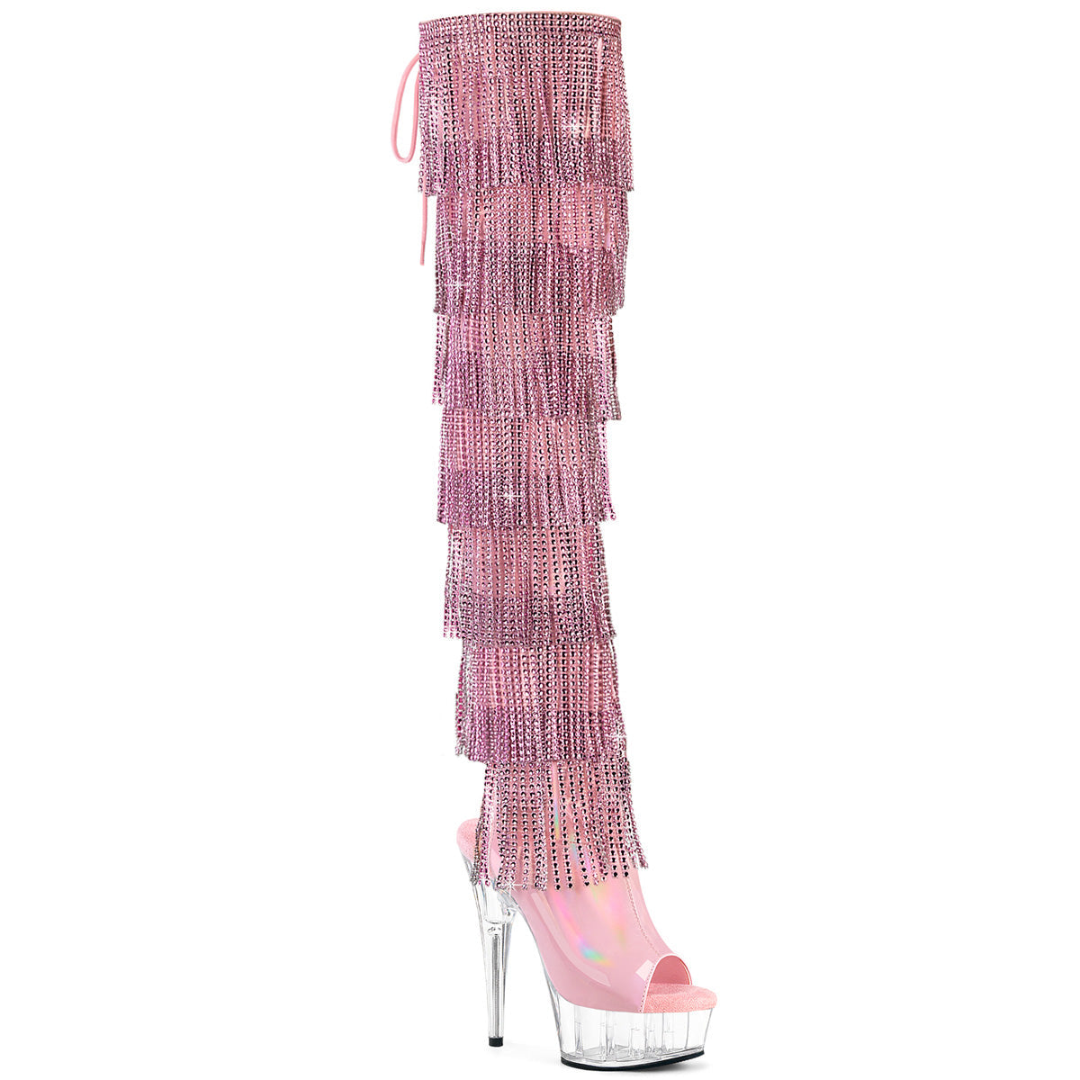 Pleaser Delight 3017HG-RSF Lace-Up Boot