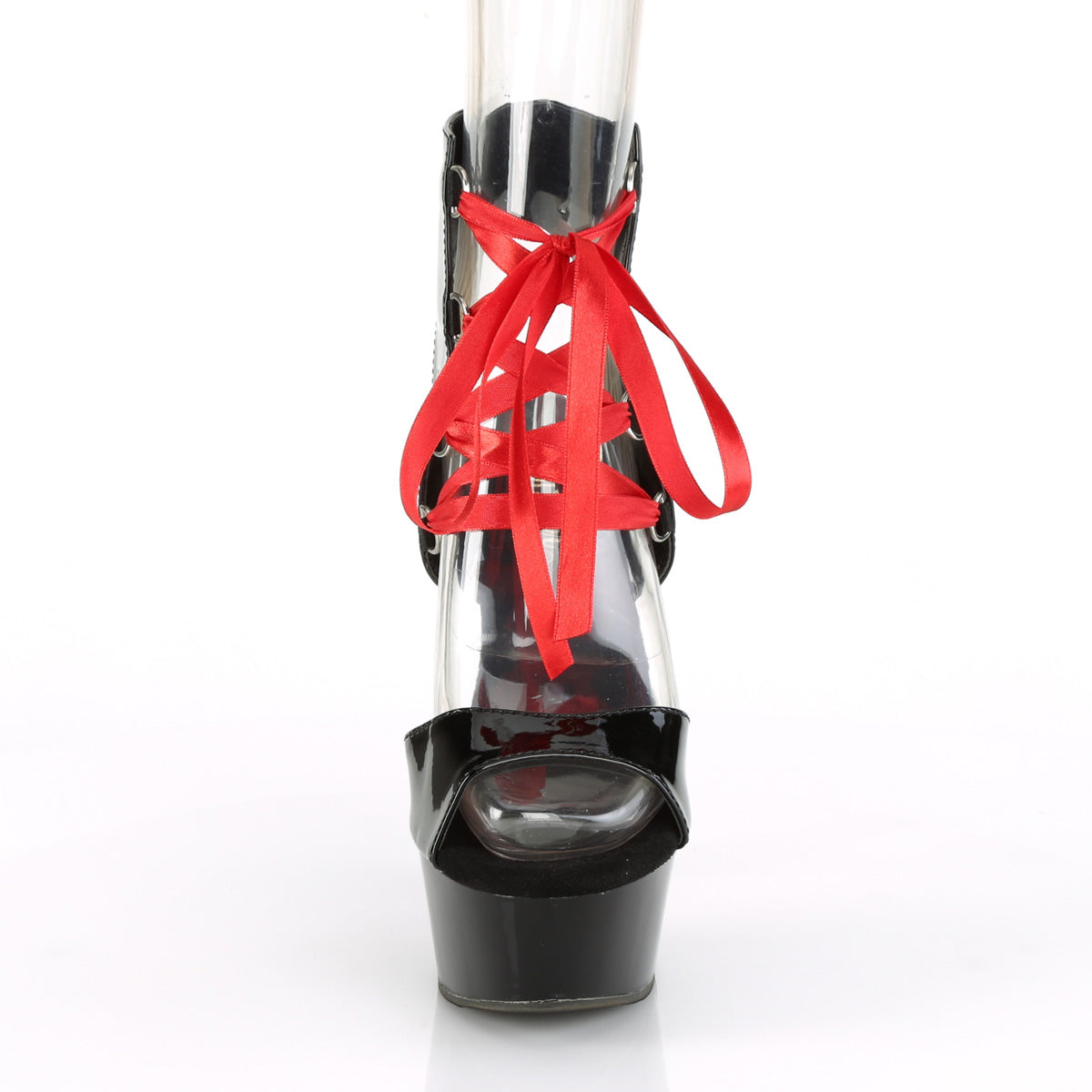 Pleaser Delight 600-14FH Lace-Up Sandal - Black - Bild 2