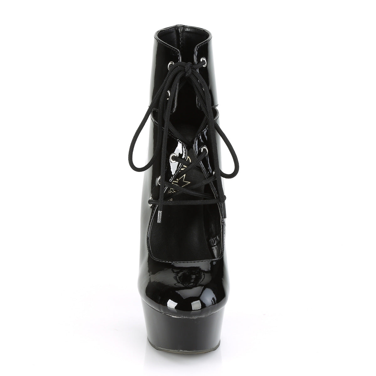 Pleaser Delight 600-22 Lace-Up Ankle Boot - Black - Bild 2
