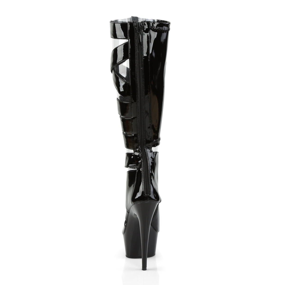 Pleaser Delight 600-49 Knee High Boot - Black - Bild 4