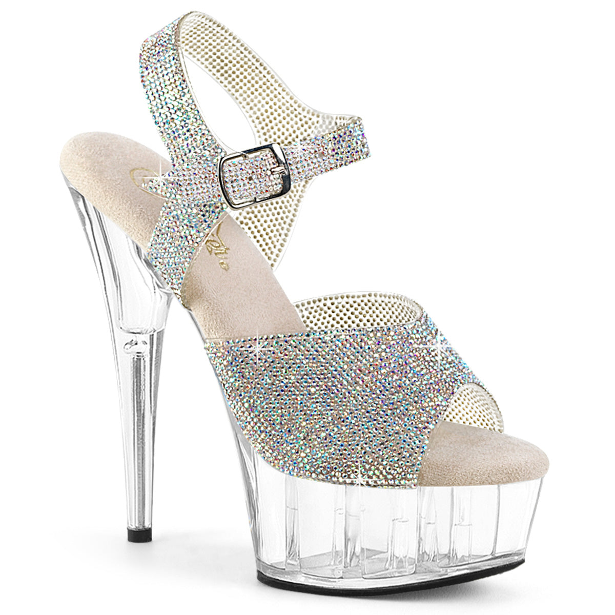 Pleaser Delight 608N-RS Strap Sandal