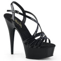 Pleaser Delight 613 Strap Sandal - Black