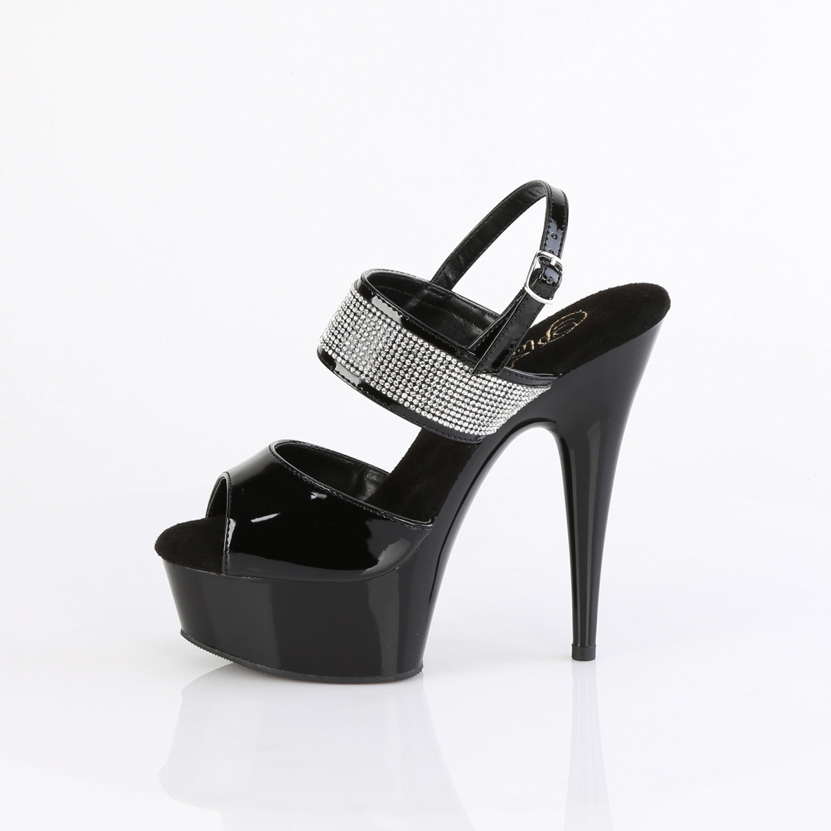 Pleaser Delight 639 Strap Sandal - Black - Bild 3