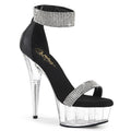 Pleaser Delight 641 Crystal Sandal